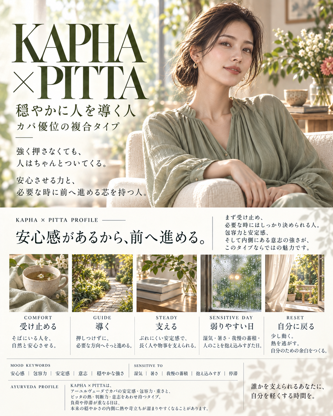 KAPHA-PITTAの診断結果・タイプ紹介