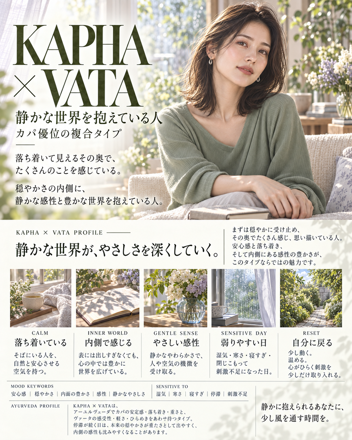 KAPHA-VATAの診断結果・タイプ紹介