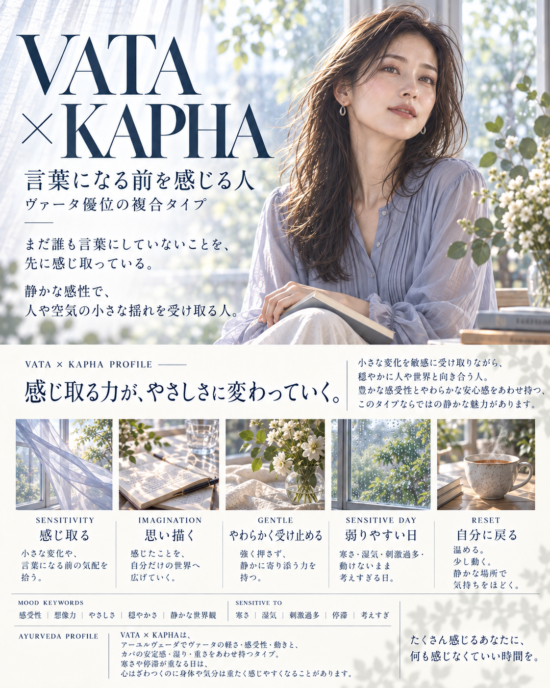 VATA-KAPHAの診断結果・タイプ紹介