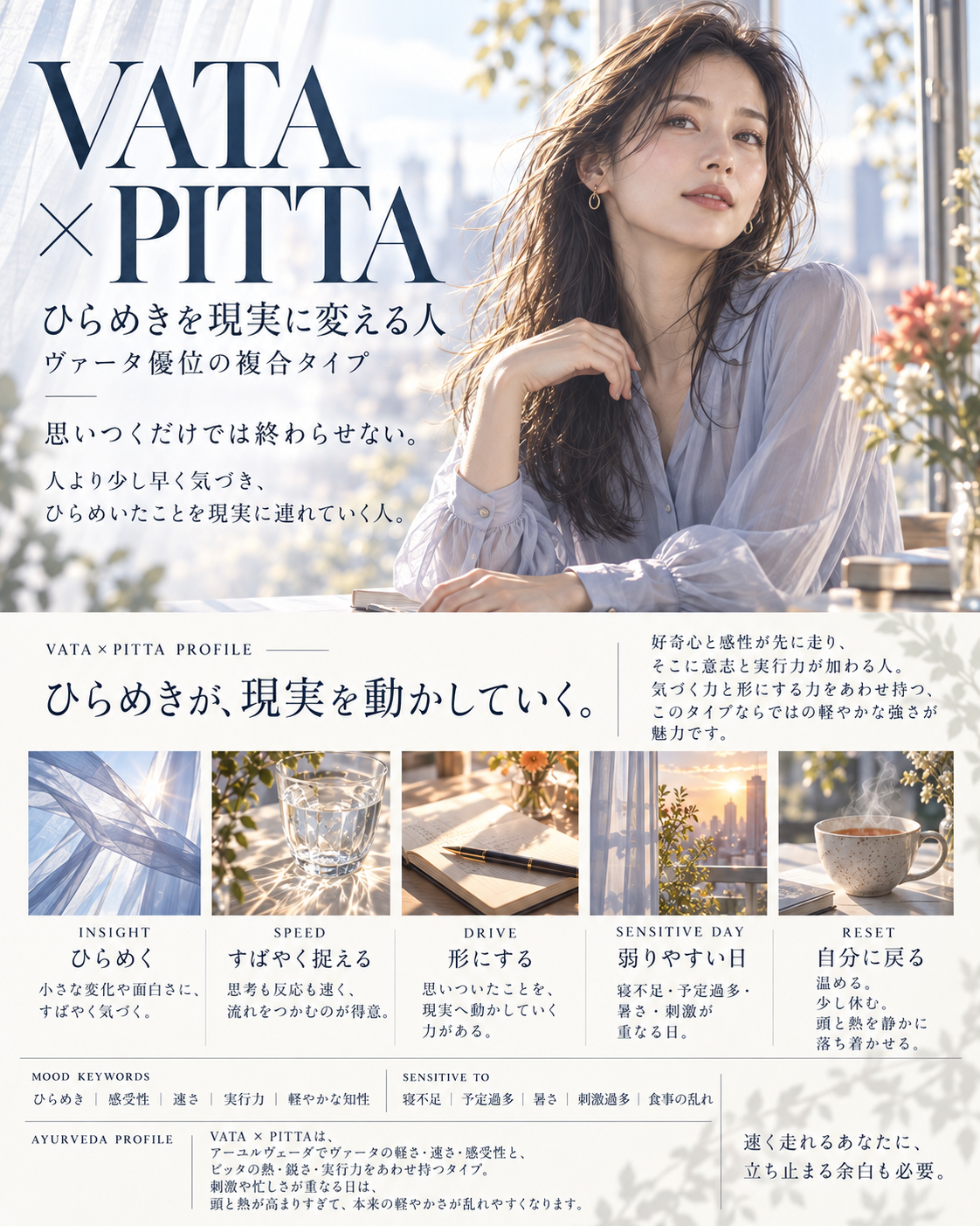 VATA-PITTAの診断結果・タイプ紹介