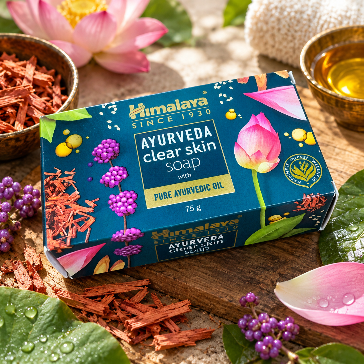 Himaraya ayurveda クリアスキンソープ 75g 商品画像